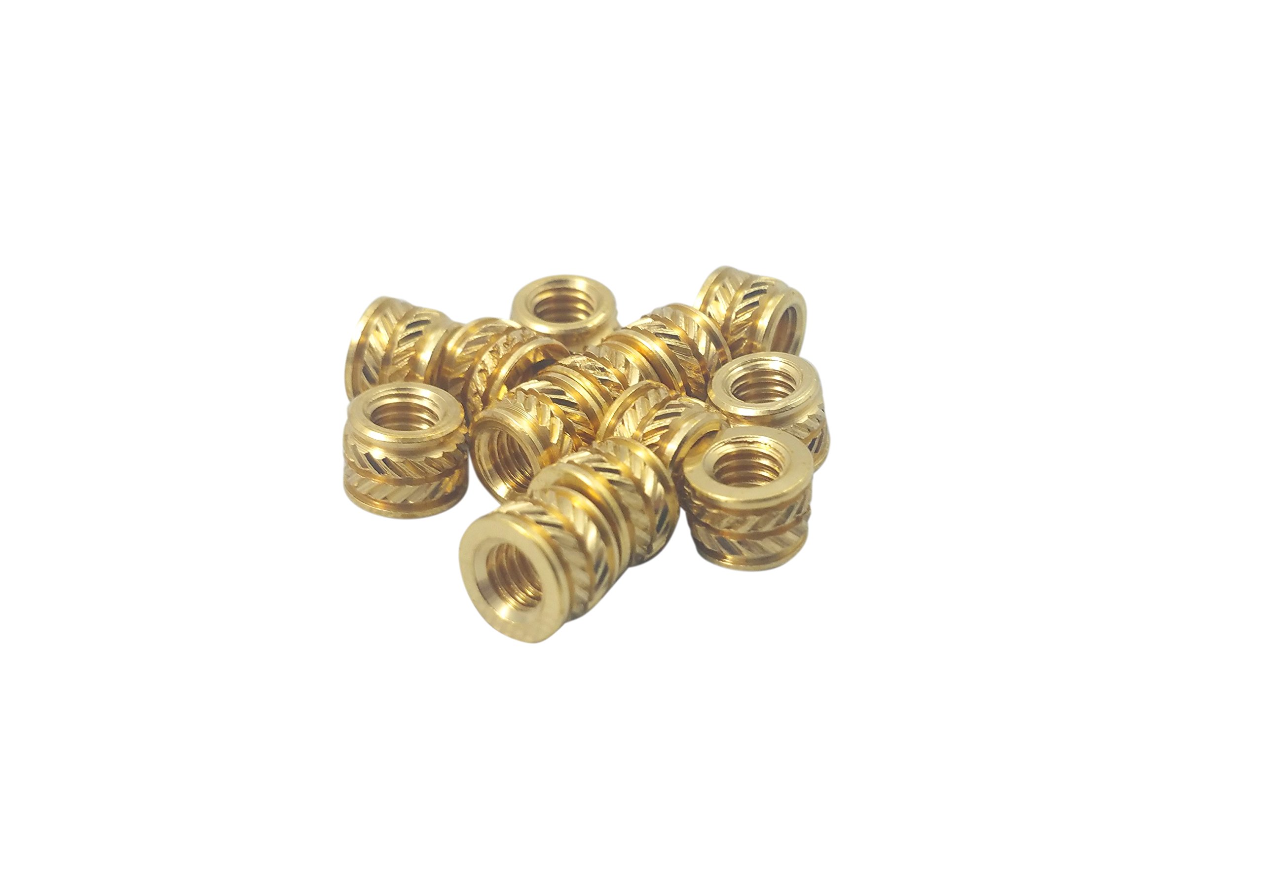 [initeq] M3-0.5 Threaded Heat Set Inserts for 3D Printing (50, Short) 50 Short