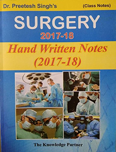 SURGERY, Handwritten classnotes, (2017-18)