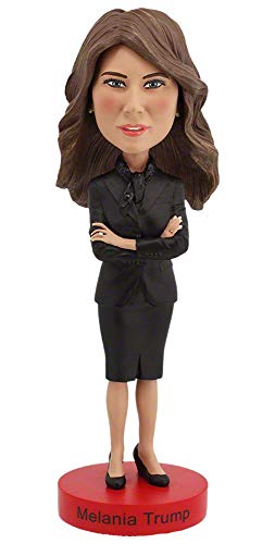 Royal Bobbles Melania Trump Bobblehead, Premium Polyresin Lifelike Figure, Unique Serial Number, Exquisite Detail