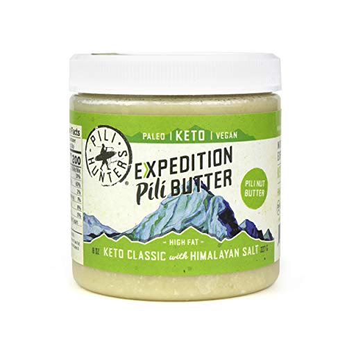 Book Cover Pili Hunters - Expedition Butter - Original Pili Nut Butter Spread (6oz. Jar) Keto/Paleo/Vegan, Low Carb Energy, Ketogenic Fat, Ketosis Superfood, Gluten/Soy/Dairy Free