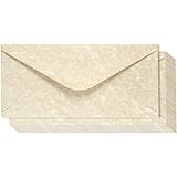 Best Paper Greetings Parchment Envelopes - 8.75 x 4 In, Cream, Flat, 48-Pack - Vintage Style Stationery Envelopes for Wedding Invitations & Business Correspondence