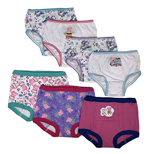 Peppa Pig Baby Girls' Toddler 3pk Training Pants & 4pk Panty