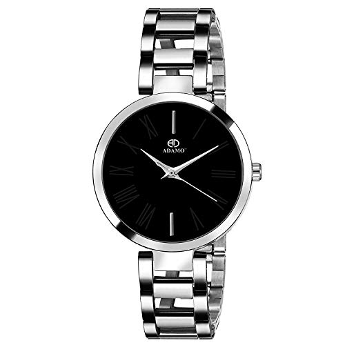 ADAMO Enchant Analog Black Dial Women's Watch - 2480SM02