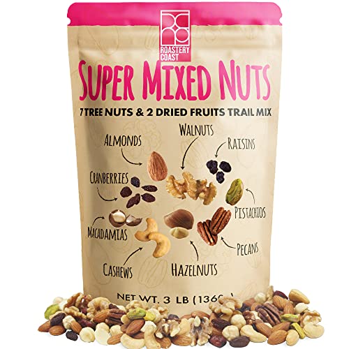 Roastery Coast - Daily Nuts Healthy Mix Bulk | 3 LB Bulk Pouch | Nuts Snack Mix | Deluxe assorted snack | Nut Snacks | Daily Nuts