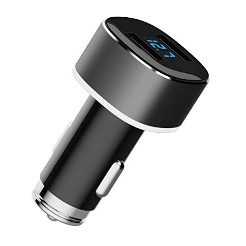 Stratux 4.8A (12-24V Systems) USB Rapid Charger Digital Voltage and Current Display