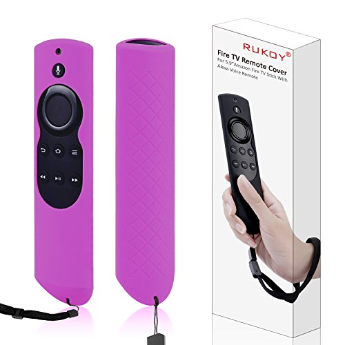 Book Cover Case for Fire TV or TV Stick Remote,Rukoy Protective Case for 5.9'' Amazon Fire TV or Fire TV Stick Remote with Alexa Voice