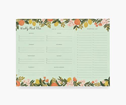Rifle Paper Co Citrus Floral Meal Planner