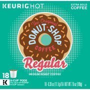 Book Cover The Original Donut Shop Regular Keurig Single-Serve K-Cup Pods, Medium Roast Coffee, 18 Count - 1 Pack (Packaging May Vary)