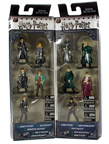 Book Cover JADA Nano Metalfigs - Harry Potter 5 Pack Figure Collector's Sets (2 Assortments)