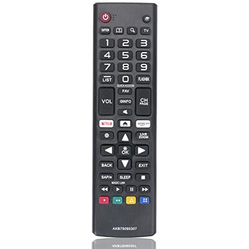 New Remote Control AKB75095307 Replacement fit for LG LED LCD TV 43UJ6500 43UJ6560 49UJ6500 49UJ6560 55UJ6520 55UJ6540 55UJ6580 60UJ6540