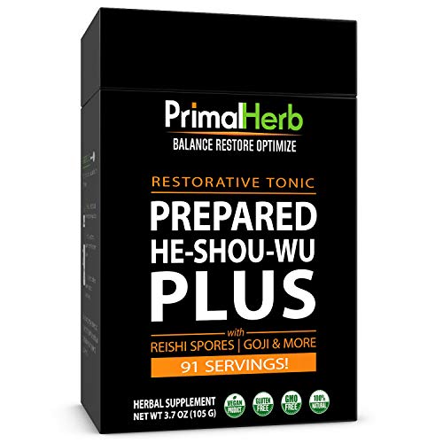 Organic He Shou Wu Fo Ti 30:1 Extract Powder 91 Servings Aged Roots Primal Herb