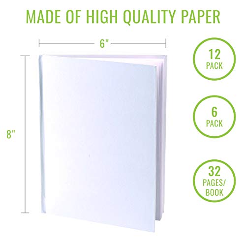 Book Cover Blank Books (Pack of 6) - 6