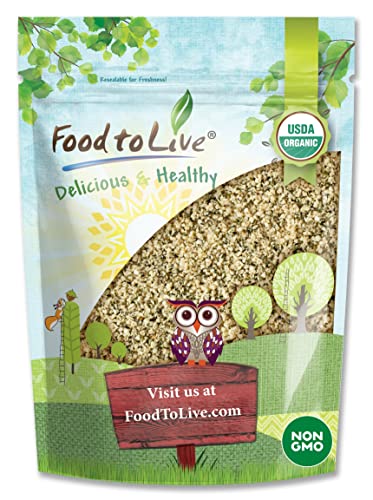 Chinese Organic Hemp Seeds, 4 Pounds â€” Raw Hearts, Hulled, Non-GMO, Kosher, Vegan, Bulk