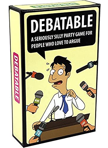 Book Cover Mindmade Games Debatable - A Hilarious Party Game for People who Love to Argue