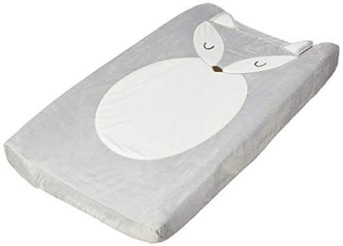 Book Cover Levtex Home Baby Changing Pad Cover, Grey Fox