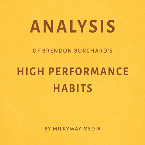 Book Cover Analysis of Brendon Burchard's 'High Performance Habits'