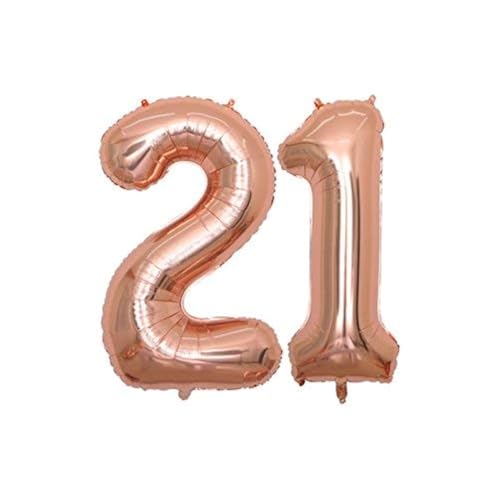 BALONAR 40 inch Jumbo Rose Gold Foil Balloons for Birthday Party SuppliesAnniversary Events Decorations and Graduation Decorations Ã¢Ã¢â€šÂ¬Â¦ (ROSE21)