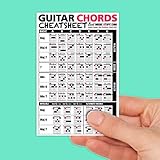 Best Music Stuff Guitar Chords Cheatsheet Laminated Pocket Reference (Small - 4-in x 6-in)