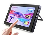 Waveshare 7inch IPS Capacitive Touch Screen 1024x600 Resolution LCD Display with Toughened Glass Cover Support Raspberry Pi,BB Black, Banana Pi,Windows 10/8.1/8/7,Raspberry Pi 4