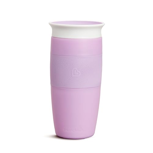 Munchkin Sippy Cup for Toddlers, Miracle 360 Cup, 14 Ounce, Purple
