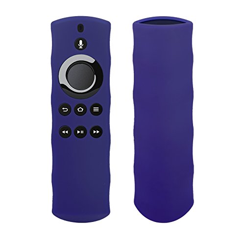 Silicon Case For Alexa Voice Remote for Fire TV and Fire TV Stick By 1XD GEAR (Violet)