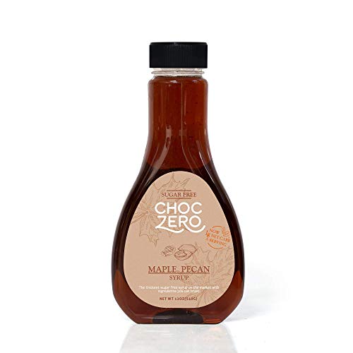 Honest Syrup, Maple Pecan Sauce. Sugar free, Low Carb, No preservatives. Thick and Rich. Sugar Alcohol free, Gluten Free, Dessert and Breakfast Topping. 1 Bottle(12oz)