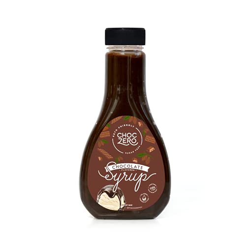 Book Cover ChocZero's Chocolate Syrup. Sugar free, Low Carb, No preservatives. Thick and rich. Sugar Alcohol free, Gluten Free, Real Cocoa Liquor. 1 Bottles(12oz)