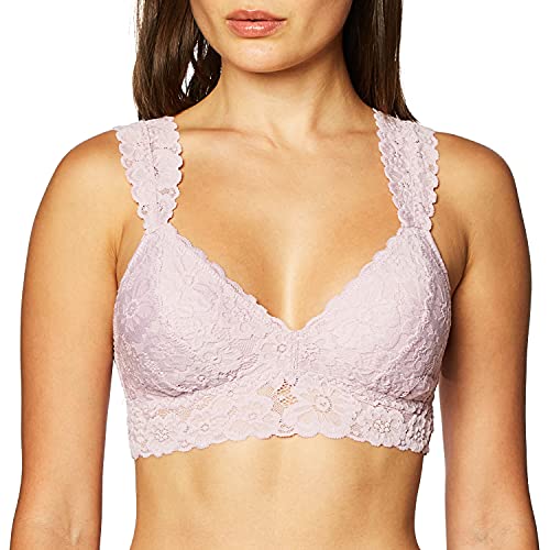 Amazon Brand - Mae Women's Lace V-Neck Bralette (for A-C cups)