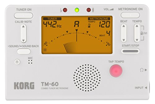 KORG TM60-WH Combo Tuner Metronome - White