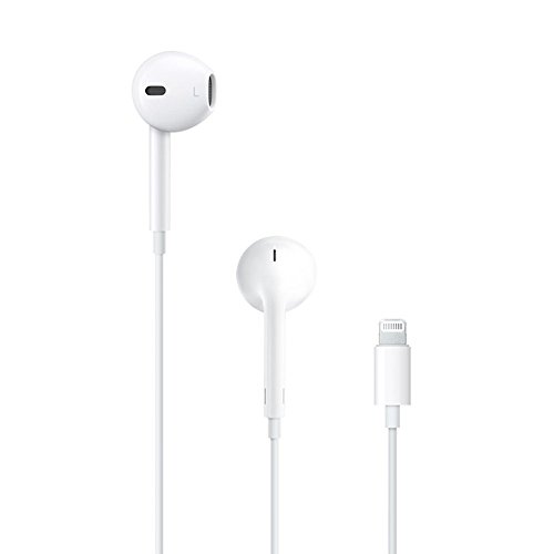 Apple IPhone Ear Pods with Lightning Connector for iPhone 7 / 7 Plus - White (Renewed)