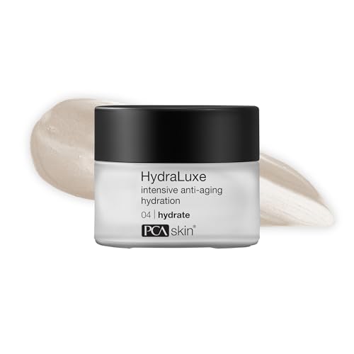 PCA SKIN HydraLuxe Anti Aging Cream, Deeply Moisturizing Cream for Day and Night Use, Improves Moisture Retention in Skin and Smoothes Fine Lines and Wrinkles, Hydrating Face Moisturizer, 1.8 oz Jar