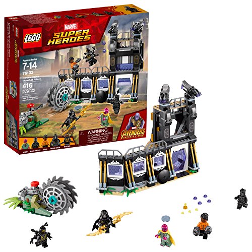 Book Cover LEGO Marvel Super Heroes Avengers: Infinity War Corvus Glaive Thresher Attack 76103 Building Kit (416 Piece)
