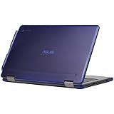mCover Hard Shell Case for 11.6-inch ASUS Chromebook Flip C213SA Series Laptop - Blue
