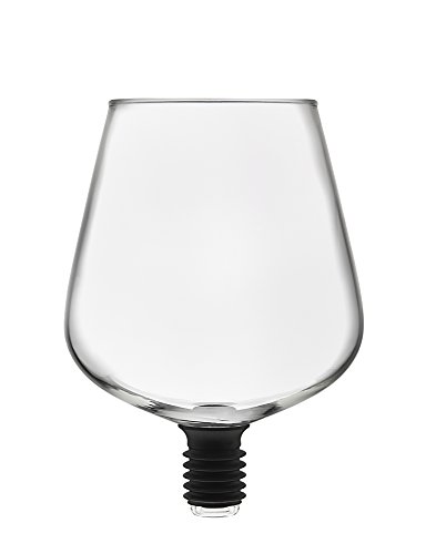 Godinger Chugmate Wine Glass Bottle Topper,The Original Goblet To Drink Straight From The Bottle, 16oz