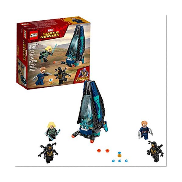 Book Cover LEGO Marvel Super Heroes Avengers: Infinity War Outrider Dropship Attack 76101 Building Kit (124 Piece)