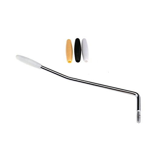 Micro Trader 5mm Thread Tremolo Arm Whammy Bar for Fender MIM Strat Stratocaster Electric Guitar, Chrome