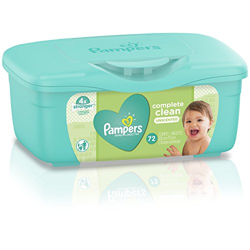 Baby Wipes, Pampers Baby Diaper Wipes, Complete Clean Unscented, 8 Packs, 576 Total Wipes