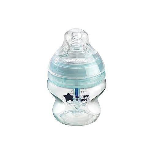 Tommee Tippee Advanced Anti-Colic Baby Feeding Bottles – 5 Ounce, Clear, 1 Count