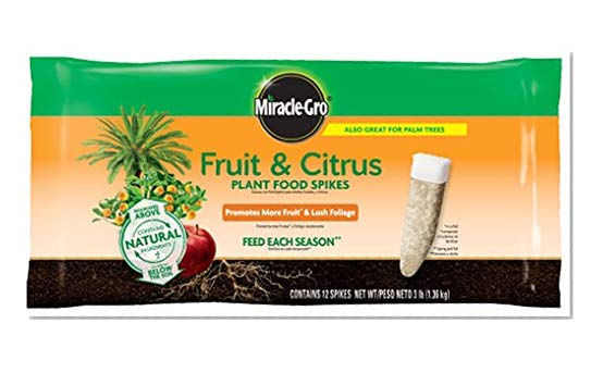 Miracle-Gro Fruit & Citrus Fertilizer Spikes - 12 PK
