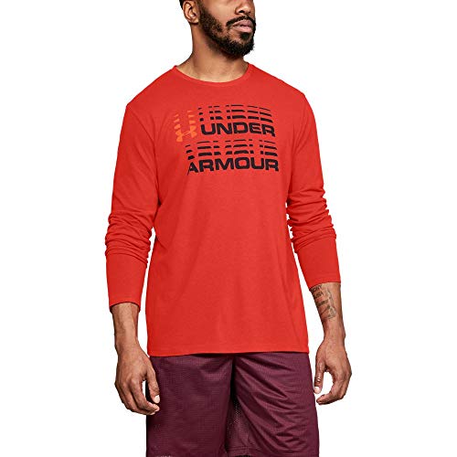 Under Armour Men's Wordmark Glitch Long Sleeve