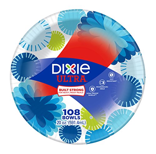 Book Cover Dixie Ultra Paper Bowls, 20 oz, 108 Count