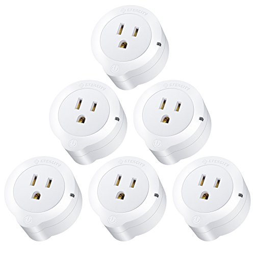 Book Cover Etekcity Smart Plug, Works with Alexa, Google Home and IFTTT, WiFi Energy Monitoring Mini Outlet with Timer (6-Pack), No Hub Required, ETL Listed, White, 2 Years Warranty and Lifetime Support