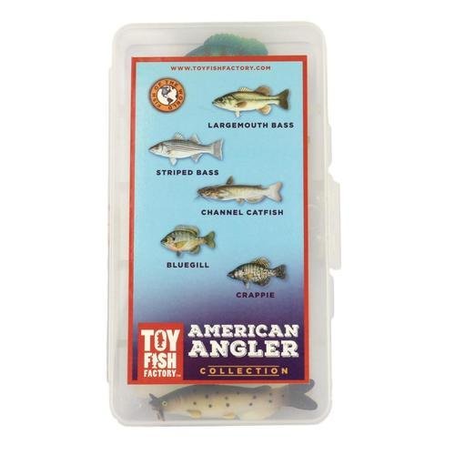 Toy Fish Factory Jouet Poisson Usine American Pêcheur Collection Jouet Poisson Lot Brevis Bass Crappie Crapet Arlequin Poisson Chat