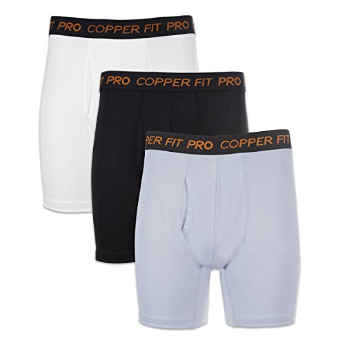 Copper Fit Men's Performance Boxer Brief Three Pack