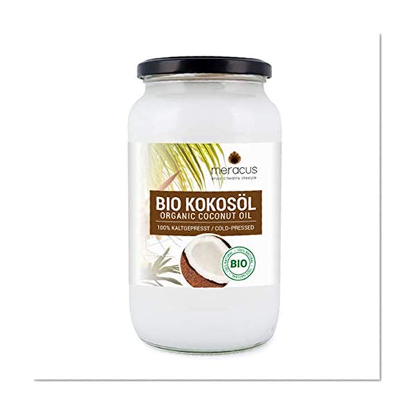 huile de noix de coco bio meracus, native, 1-pack (1 x 1000 ml)