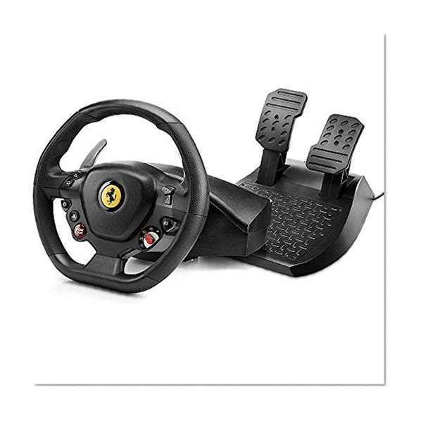 Thrustmaster - Volant T80 Ferrari 488 GTB Edition - Réplique 8/10 de l’authentique volant de la Ferrari 488 GTB. Pour un réalisme total dans tous les jeux de course - PS4 et PC