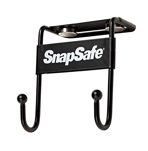 SnapSafe Magnetic Safe Hook, Heavy-Duty, Space-Saving, Great for Holding Gun Cases, Binoculars, & Range Bags, Black (Item No 75911)