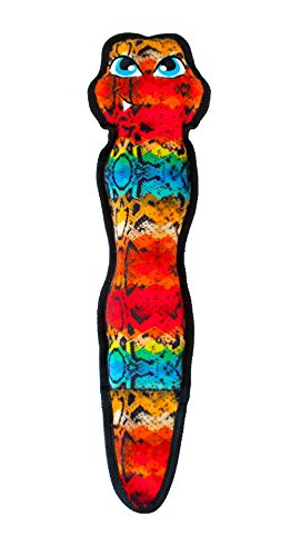 Outward Hound Invincibles Tough Skinz Rattlesnake Dog Squeaky Toy
