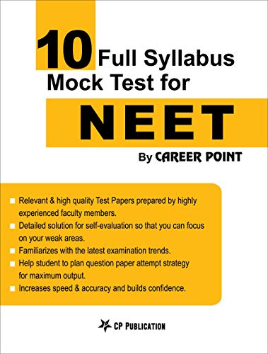 10 Full Syllabus Mock Tests for NEET By Career Point, Kota