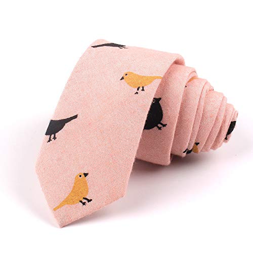 Gemay G.M Skinny Tie for Men Cotton Necktie Slim Men's tie Party Wedding Groom Groomsmen Neck Ties,Gifts